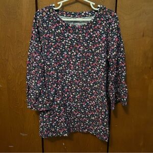 OshKosh B'gosh Navy Floral Blouse